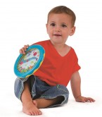 A very popular mini wave drum which is colourfully decorated with appealing sea creatures and filled with colourful plastic beads which produce a mixture of sights and sounds when moved.  Ages:  1+   Price:  £7.50  inc. VAT