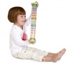 A colourful, visually appealing sound toy filled with colourful beads which cascade through the many tiers as the rainmaker is rotated.  A sensory toy which links movement with sound.   Ages: 3+   Price:  £13.95 inc. VAT