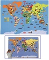 The fabulous map of the world makes a spectacular teaching display and comes with a range of felt motifs to identify countries and inhabitants, animals and habitats, cities and famous landmarks etc.  Ages: 3+  Price: £294.95 inc. VAT