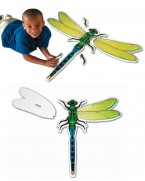 This giant soft foam floor puzzle illstustrates the five main parts of an insects body which form a fabulous dragonfly.  Each puzzle piece is clearly labelled with the name of the body part.   Ages:  3+   Price:  £21.95 inc. VAT