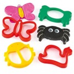 These fabulous dough cutters featuring four fun bugs are a great addition to your modelling table.  Ideal for use with most soft modelling doughs these cutters will give hours of creative fun.   Ages:  3+   Price:  1.75 inc. VAT